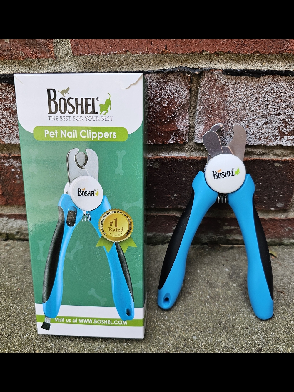 Boshel Professional Large Dog Nail Clippers Safety Guard Blue